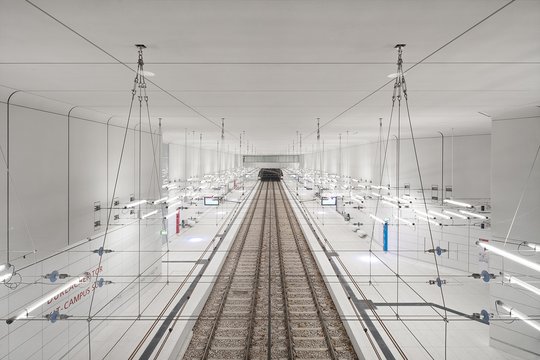 Stadtbahntunnel mit sieben Stationen